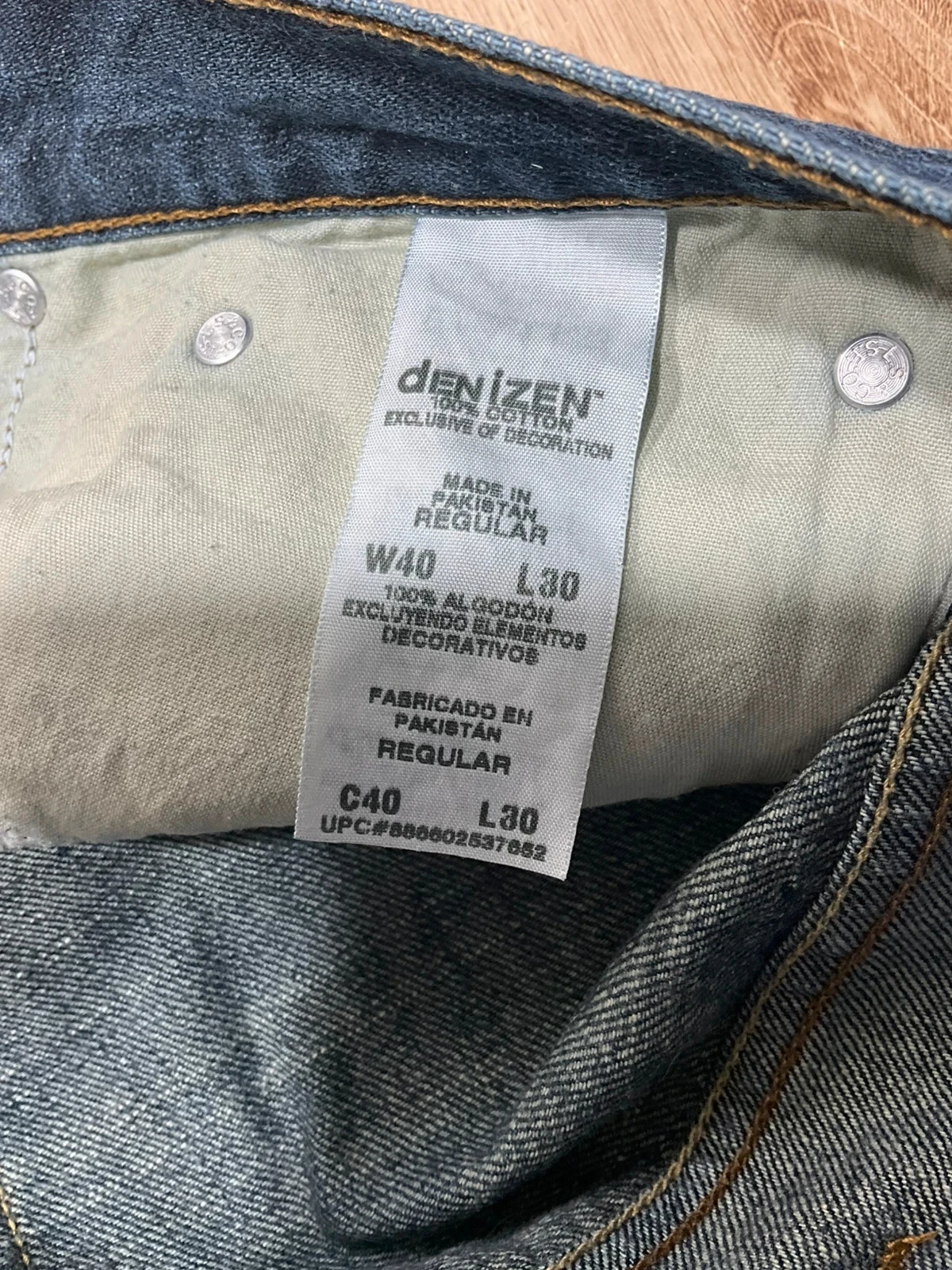 Jean  Levi's 236 Regular Fit W40 L30 100% Coton Vintage Bleu Foncé  Lvh 196 – photo 11